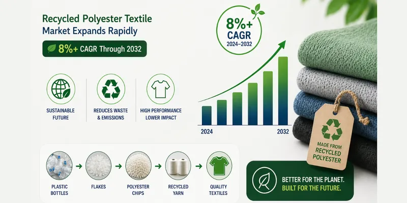 Recycled Polyester Textile Market Expands Rapidly with 8%+ CAGR Through 2032 